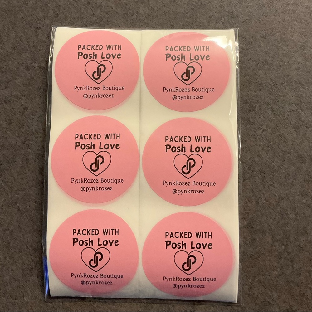 100 Custom Packed With Posh Love Stickers - Picture 6 of 7